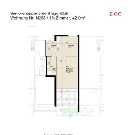 1 ½-Zimmer-Wohnung