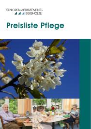 Preise Pflege­abteilung